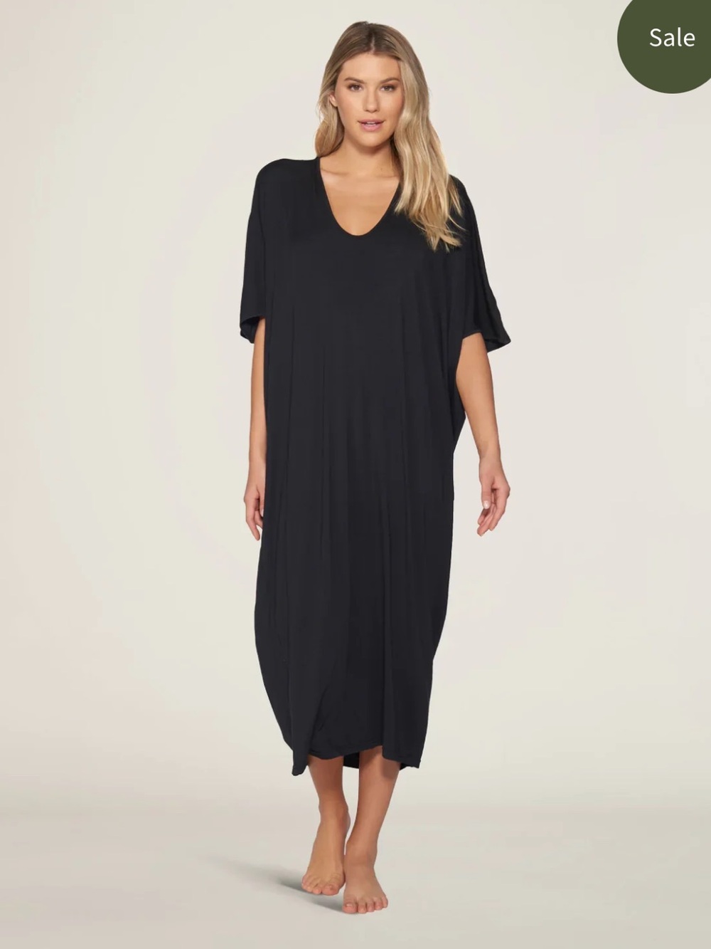 Barefoot Dreams Luxe Milk Jersey Caftan